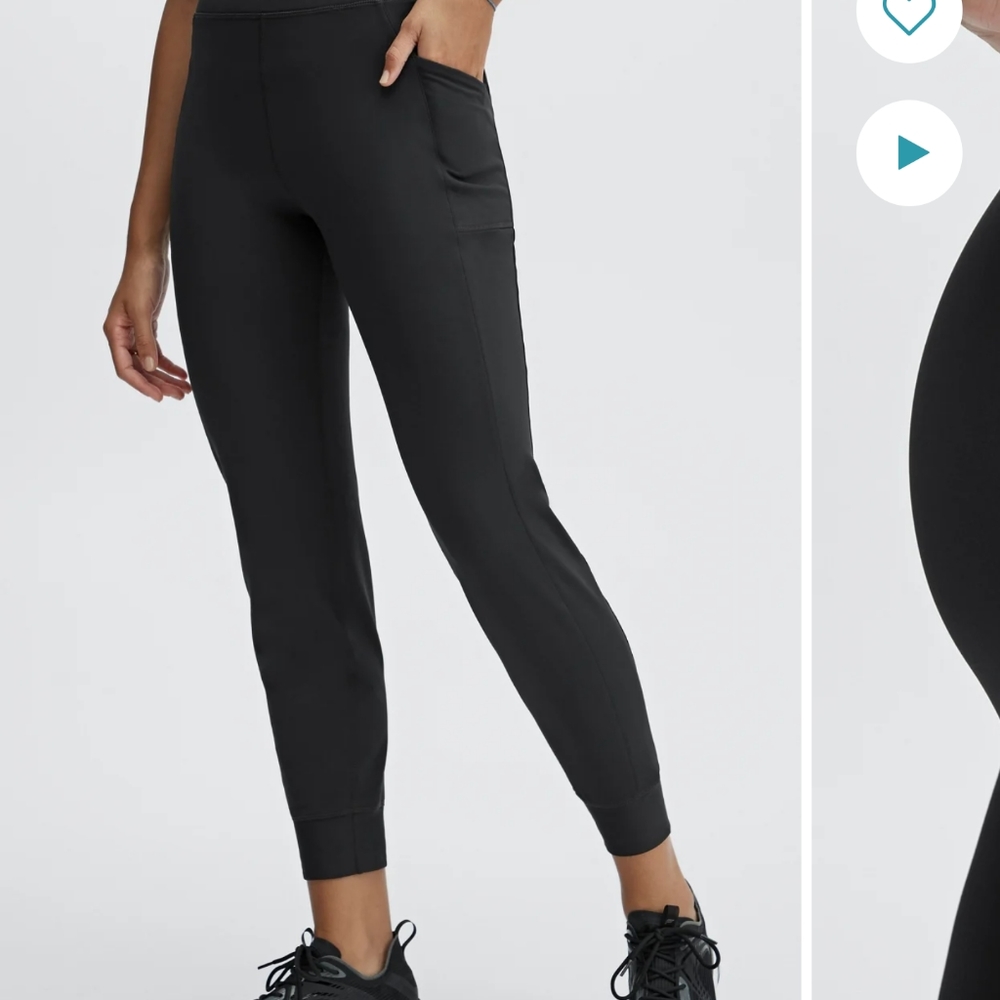 Fabletics Cold Weather Jogger, Black, Woman's XL
